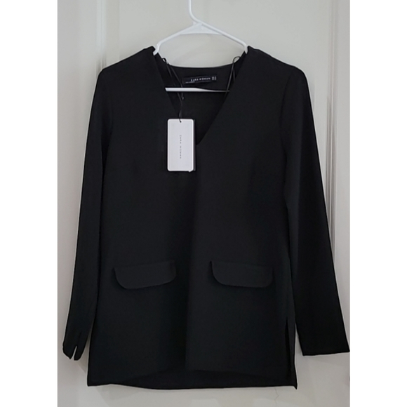 ZARA Structured blazer-top NWT S - Picture 3 of 6